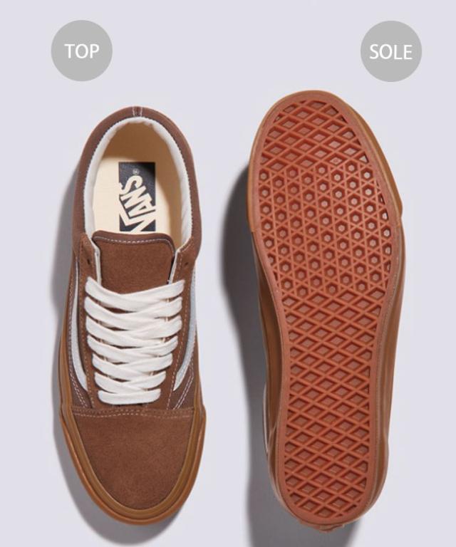 VANS バンズ スニーカー OLD SKOOL GUM SEPIA VN000D560E0 オールドスクール ガムセピア シューズ スエード ガムソール_3