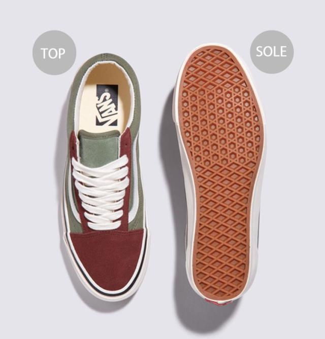 VANS バンズ スニーカー PREMIUM OLD SKOOL BROWN GREEN VN000D56BGS プレミアム オールド スクール ブラウン グリーン メンズ レディース_3