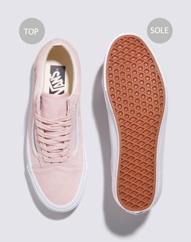 VANS バンズ スニーカー PREMIUM PIG SUEDE OLD SKOOL VN000D56ESH プレミアム ピッグ スウェード オールドスクール セペア ローズ メンズ レディース 男性用 女性用_3