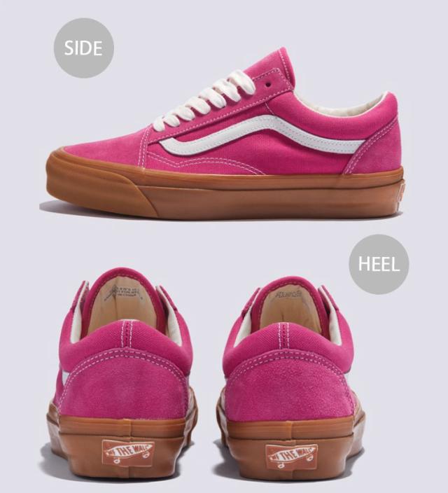 VANS バンズ スニーカー OLD SKOOL GUM RASPBERRY ROSE VN000D56YLZ オールドスクール ガムラズベリーローズ シューズ スエード_2
