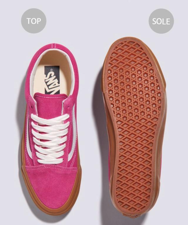 VANS バンズ スニーカー OLD SKOOL GUM RASPBERRY ROSE VN000D56YLZ オールドスクール ガムラズベリーローズ シューズ スエード_3