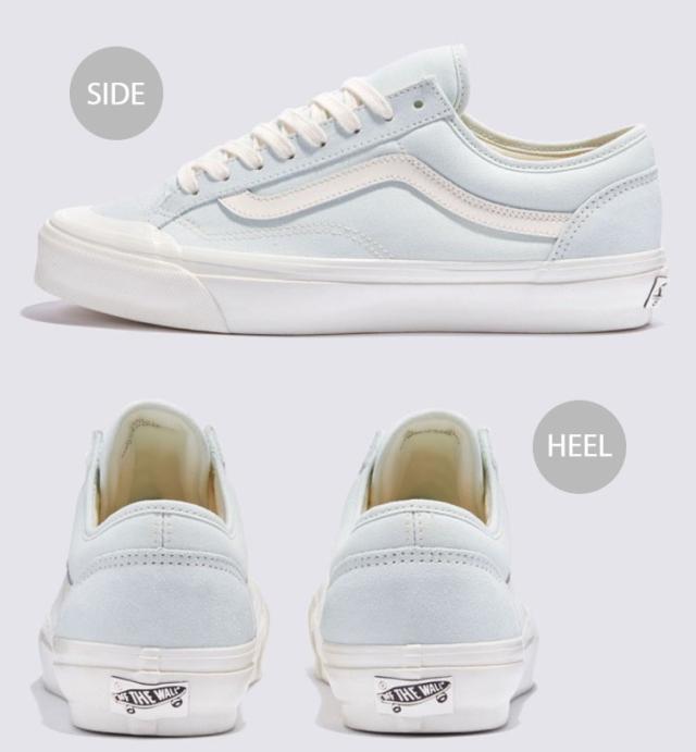 VANS バンズ スニーカー PREMIUM OLD SKOOL 136 VN000SHMFDF プレミアム オールドスクール 136 スパ ブルー マシュマロ レディース 女性用_2