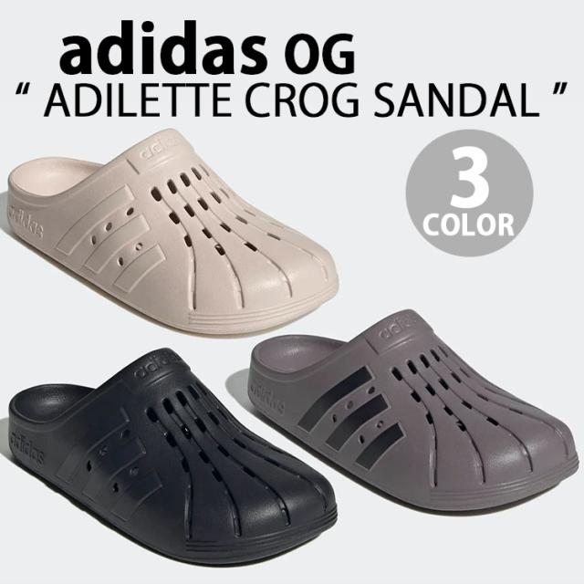 adidas originals アディダス サンダル クロッグサンダル ADILETTE CROG SANDAL シャワー GRAY JI2240 MAUVE JI2242 BLACK  IG9163