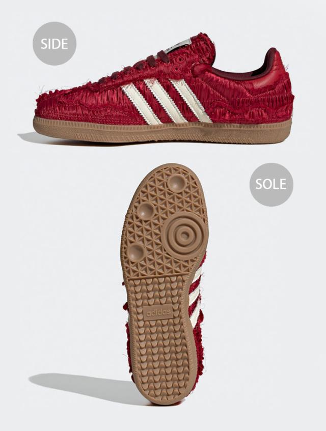 adidas originals アディダス レディース スニーカー Caroline H? Samba OG Satin サンバ RED JP9281 NAVY JP9282 SILVER JP9283_3