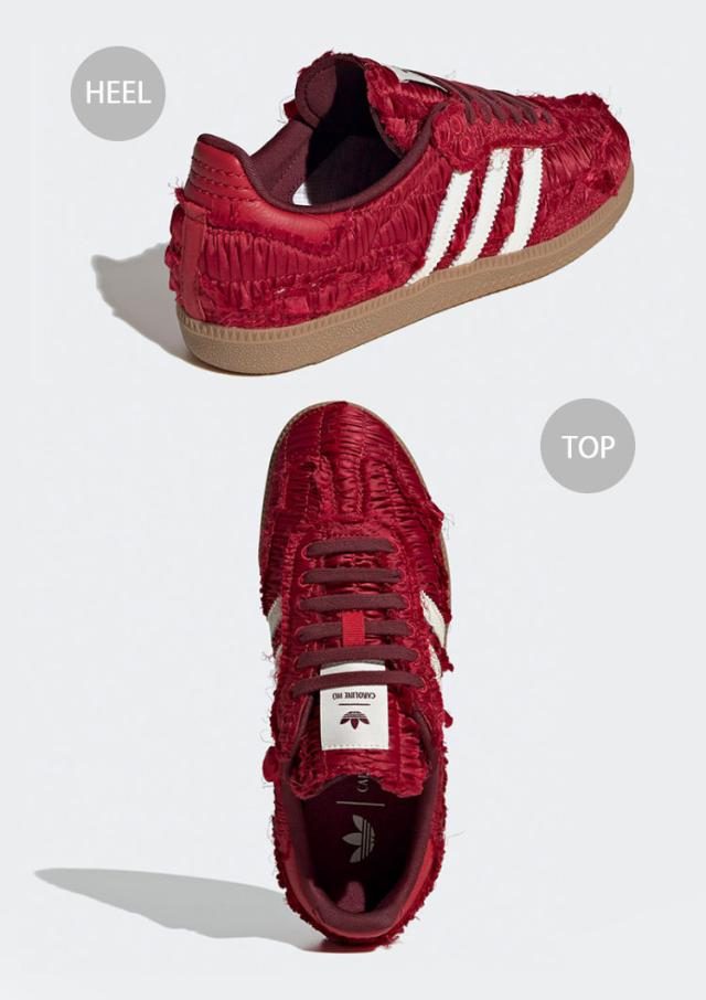 adidas originals アディダス レディース スニーカー Caroline H? Samba OG Satin サンバ RED JP9281 NAVY JP9282 SILVER JP9283_4