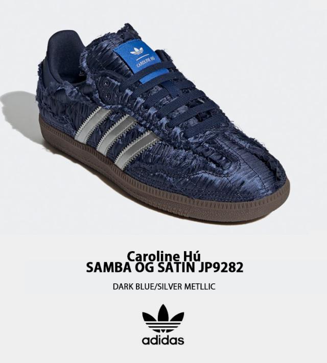adidas originals アディダス レディース スニーカー Caroline H? Samba OG Satin サンバ RED JP9281 NAVY JP9282 SILVER JP9283_6