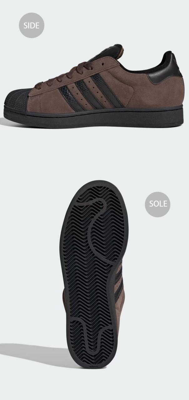 adidas アディダス スニーカー adidas SUPERSTAR II JH7696 Brown / Core Black / Bronze Strata スーパースター II シューズ ブラウン ブラック ブロンズ_2