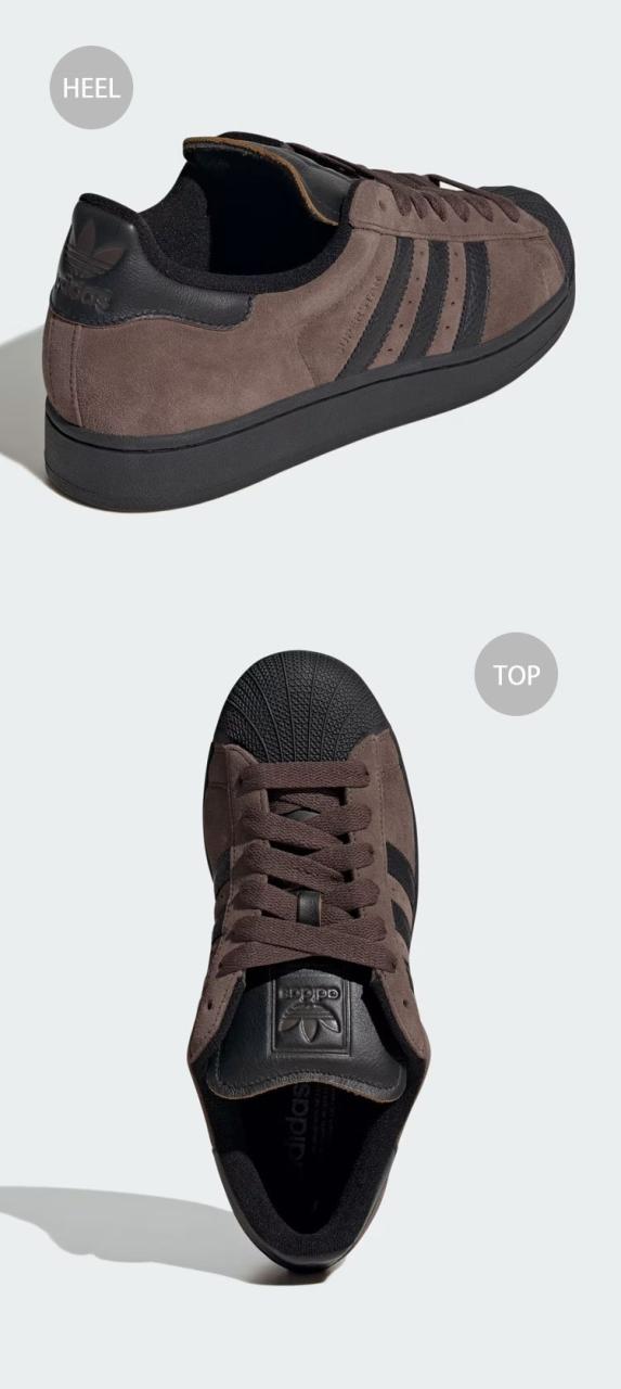 adidas アディダス スニーカー adidas SUPERSTAR II JH7696 Brown / Core Black / Bronze Strata スーパースター II シューズ ブラウン ブラック ブロンズ_3