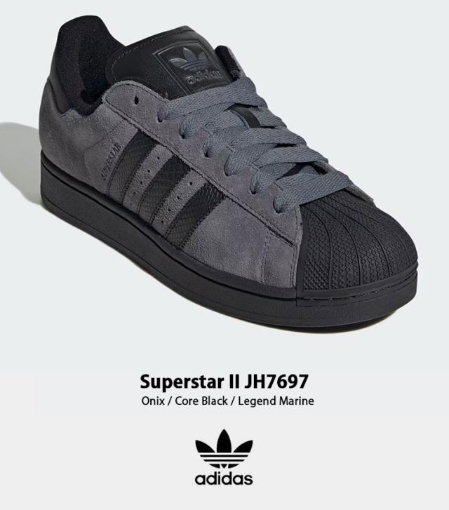 adidas アディダス スニーカー adidas SUPERSTAR II JH7697 Onix / Core Black / Legend Marine スーパースター II シューズ オニックス コアブラック レジェンドマリーン_1