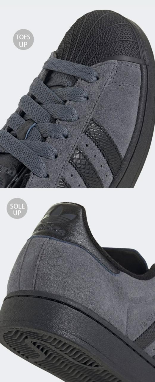 adidas アディダス スニーカー adidas SUPERSTAR II JH7697 Onix / Core Black / Legend Marine スーパースター II シューズ オニックス コアブラック レジェンドマリーン_4