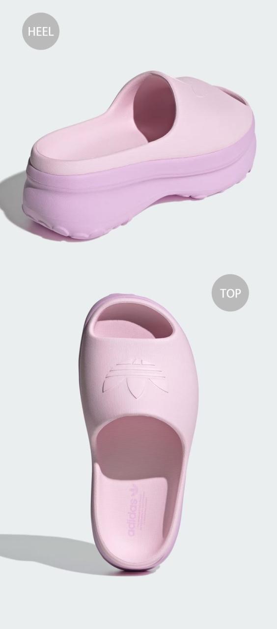 adidas originals アディダス レディース サンダル 厚底サンダル  ADIFOM STAN SLIDE スタンスミスサンダル JI2613 Cloud White / Grey Two / Core Black スライドサンダル オープントゥサンダル レディースサンダル_3