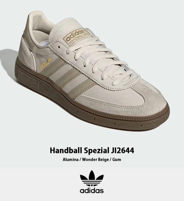 adidas originals アディダス スニーカー Handball Spezial JI2644 Alumina / Wonder Beige / Gum シューズ ハンドボール スペツィアル アルミニウム ワンダーベージュ_1