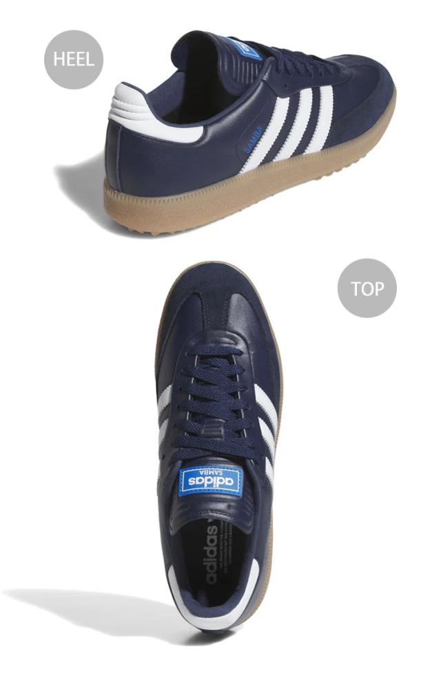 adidas originals アディダス スニーカー SAMBA LUX GOLF JP8544 サンバゴルフ ラグジュアリー スパイクレス INDIGO WHITE ガムソール_3