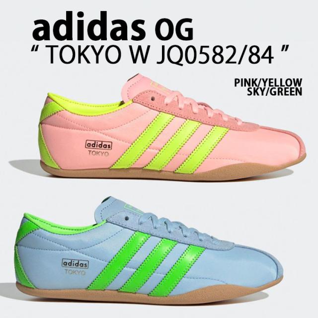 adidas originals アディダス レディース スニーカー TOKYO W シューズ トーキョー 東京 ネオンカラー SKY JQ0582 / PINK JQ0584
