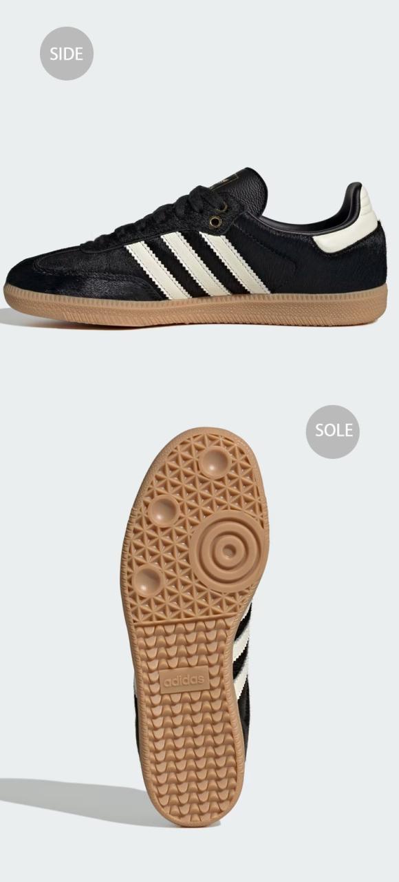 adidas originals アディダス スニーカー Samba OG JQ3694 Core Black / Cream White / Gum シューズ サンバ OG コアブラック クリームホワイト ガム メンズ レディース【中古】未使用品_2