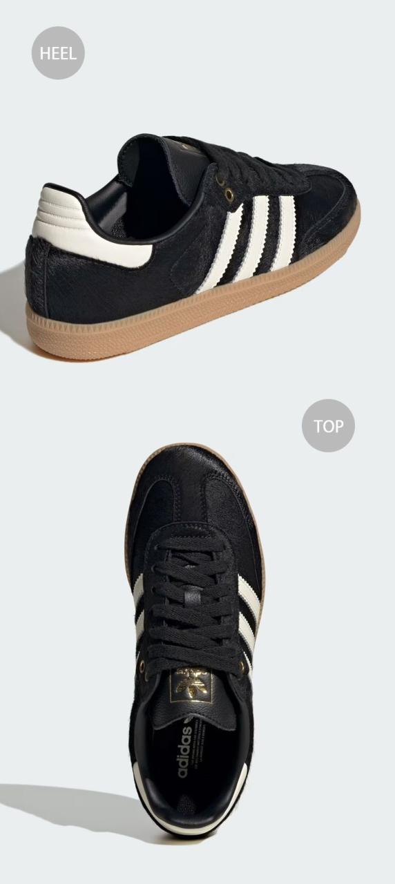 adidas originals アディダス スニーカー Samba OG JQ3694 Core Black / Cream White / Gum シューズ サンバ OG コアブラック クリームホワイト ガム メンズ レディース【中古】未使用品_3