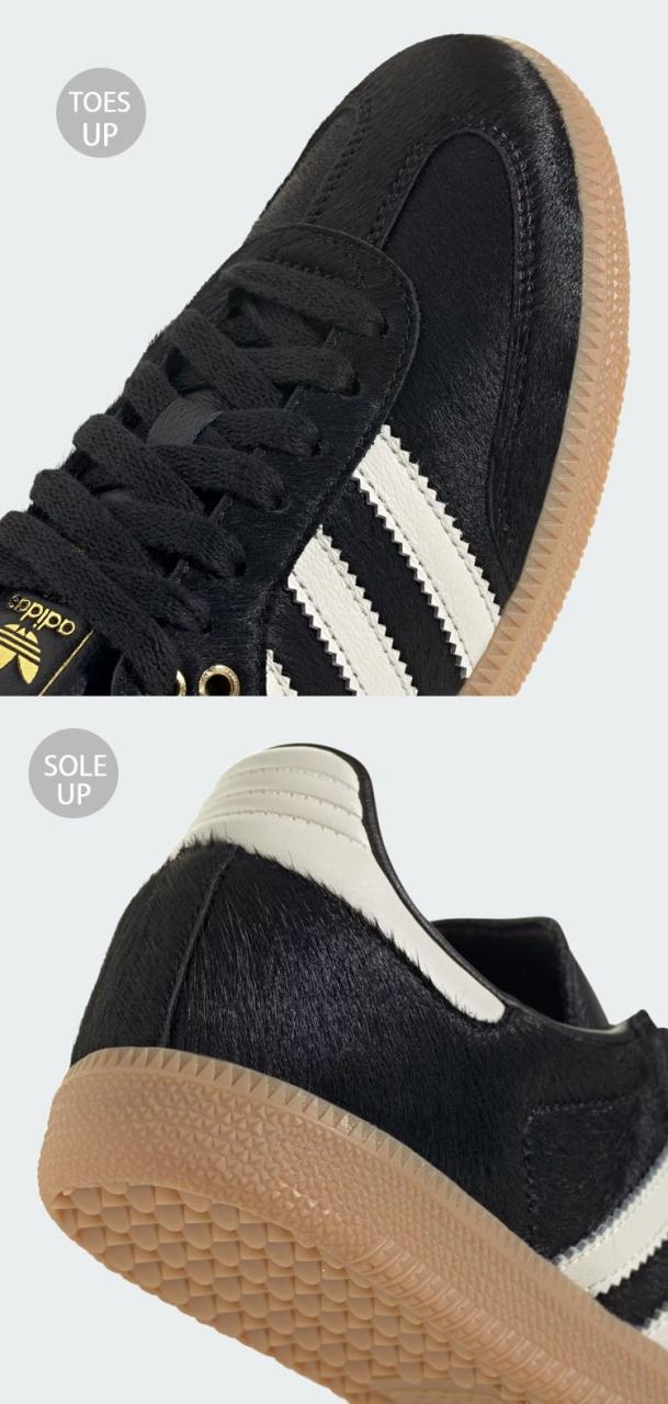 adidas originals アディダス スニーカー Samba OG JQ3694 Core Black / Cream White / Gum シューズ サンバ OG コアブラック クリームホワイト ガム メンズ レディース【中古】未使用品_4