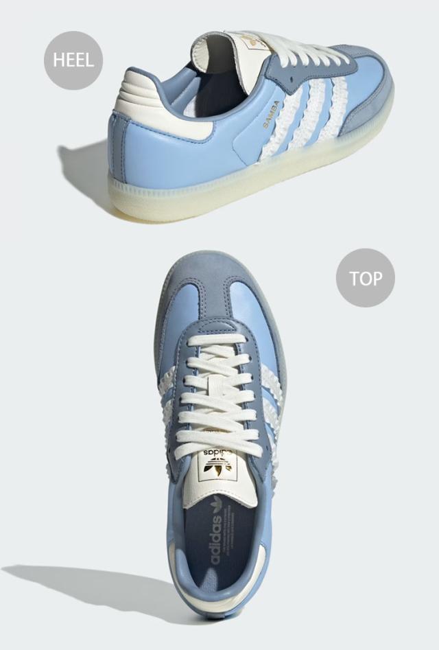 adidas originals アディダス レディース スニーカー SAMBA OG Ruffle Stripes サンバラッフルストライプ JR8830 クォーツ JR8829 スカイ_8