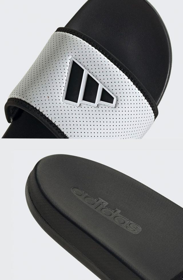 adidas アディダス サンダル ADILETTE COMFORT SLIDE CORE BLACK CLOUD WHITE JS1145 アディレッタ コンフォート スライド_4