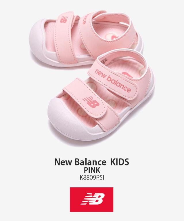 New Balance ニューバランス キッズ サンダル NewBalance 8809 PINK キッズシューズ ピンク ベルクロ K8809P5I ベビー用 子供用