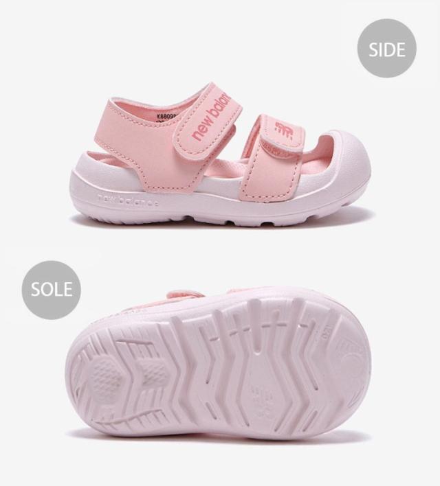 New Balance ニューバランス キッズ サンダル NewBalance 8809 PINK キッズシューズ ピンク ベルクロ K8809P5I ベビー用 子供用