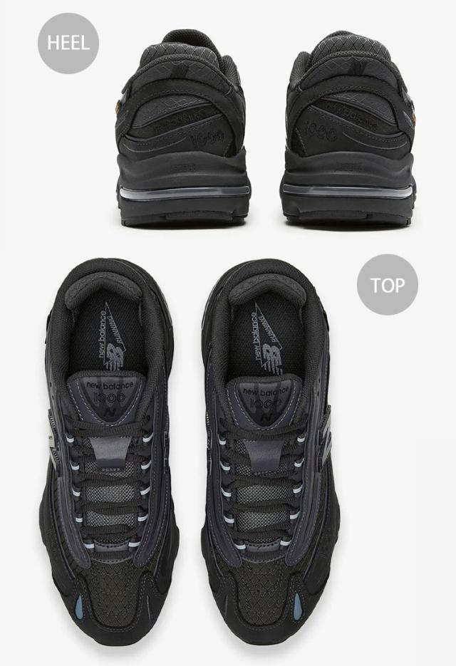 New Balance ニューバランス スニーカー M1000NBB BLACK GRAY シューズ NewBalance1000 ブラック グレー メンズ レディース_3
