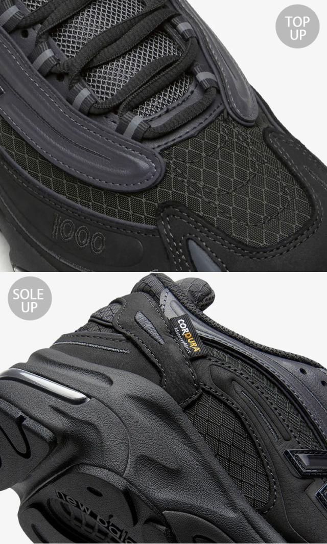 New Balance ニューバランス スニーカー M1000NBB BLACK GRAY シューズ NewBalance1000 ブラック グレー メンズ レディース_4
