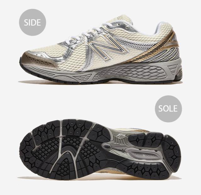 New Balance ニューバランス スニーカー ML860SG2 WHITE GOLD シューズ NewBalance860 メッシュ ホワイト ゴールド メンズ レディース_2