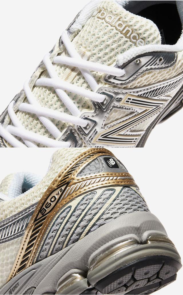 New Balance ニューバランス スニーカー ML860SG2 WHITE GOLD シューズ NewBalance860 メッシュ ホワイト ゴールド メンズ レディース_4