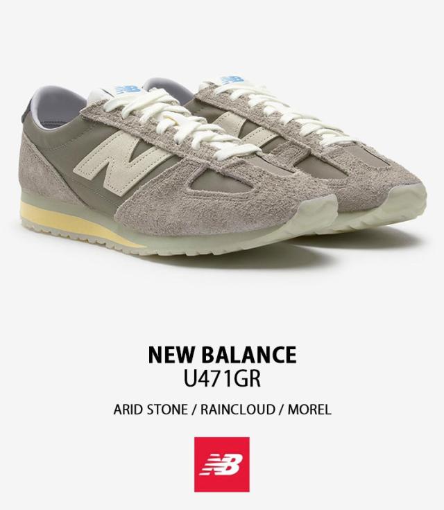 New Balance ニューバランス スニーカー U471GR GREY シューズ NewBalance471 グレー スエード 本革 レザー メンズ レディース_1