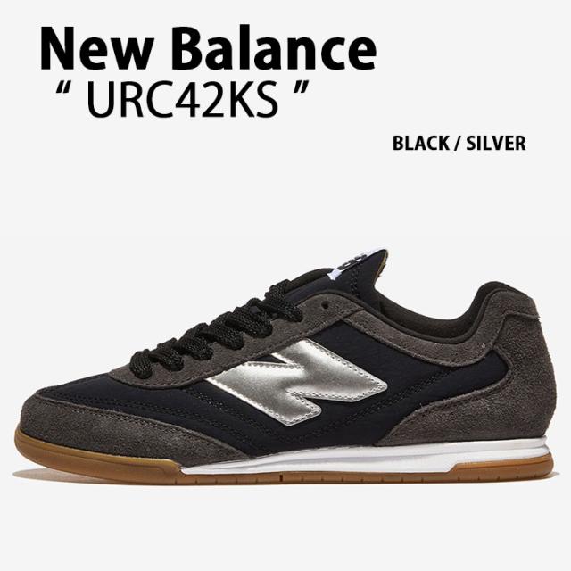 New Balance ニューバランス スニーカー URC42KS BLACK SILVER シューズ NewBalance42 ブラック シルバー スエード メンズ レディース
