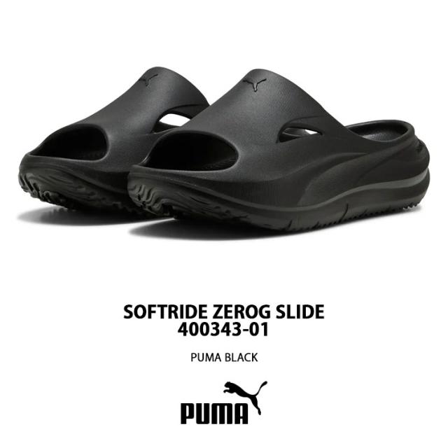 PUMA プーマ 厚底 シャワーサンダル SOFTRIDE ZEROG SLIDE 400343-01/2/3/7 シューズ ソフトライド ゼロG スライド 4カラー_1