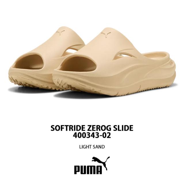 PUMA プーマ 厚底 シャワーサンダル SOFTRIDE ZEROG SLIDE 400343-01/2/3/7 シューズ ソフトライド ゼロG スライド 4カラー_4