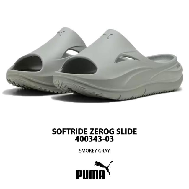PUMA プーマ 厚底 シャワーサンダル SOFTRIDE ZEROG SLIDE 400343-01/2/3/7 シューズ ソフトライド ゼロG スライド 4カラー_7