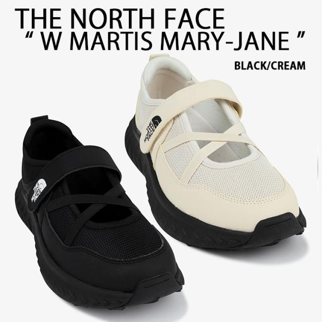 THE NORTH FACE ノースフェイス レディース シューズ メリージェーン W MARTIS MARY-JANE メリージェーンシューズ BLACK CREAM NS82R55