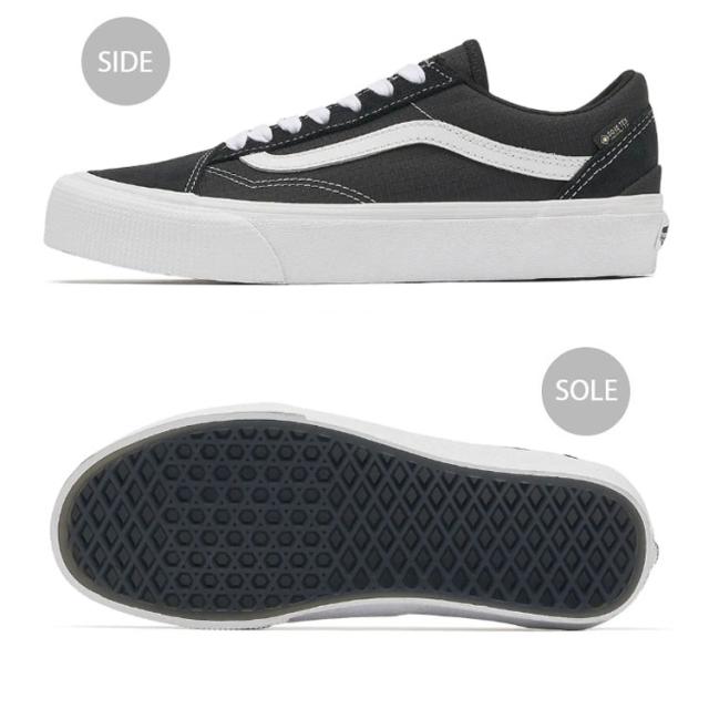 VANS バンズ スニーカー OLD SKOOL GORE-TEX BLACK TRUE WHITE VN0009QGBPB オールドスクール ゴアテックス ブラック トゥルーホワイト 男性用 女性用_2