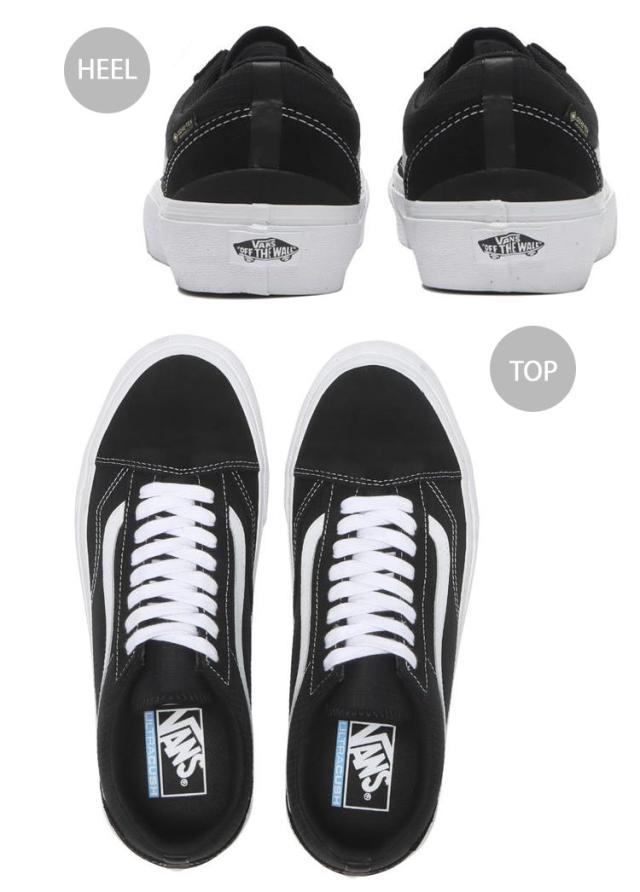 VANS バンズ スニーカー OLD SKOOL GORE-TEX BLACK TRUE WHITE VN0009QGBPB オールドスクール ゴアテックス ブラック トゥルーホワイト 男性用 女性用_3