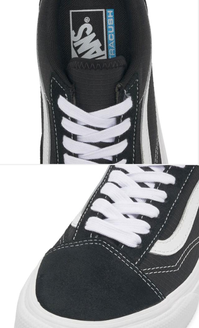 VANS バンズ スニーカー OLD SKOOL GORE-TEX BLACK TRUE WHITE VN0009QGBPB オールドスクール ゴアテックス ブラック トゥルーホワイト 男性用 女性用_4