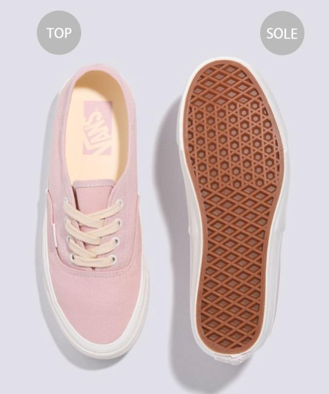 VANS バンズ スニーカー AUTHENTIC 44 KICKDOWN CANVAS SEPIA ROSE MARSHMALLOW VN000D4YFBM オーセンティック 44 キックダウン