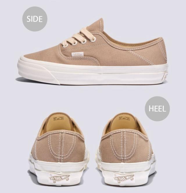 VANS バンズ スニーカー AUTHENTIC 44 KICKDOWN CANVAS KHAKI MARSHMALLOW VN000D4YOVI オーセンティック 44 キックダウン カーキ