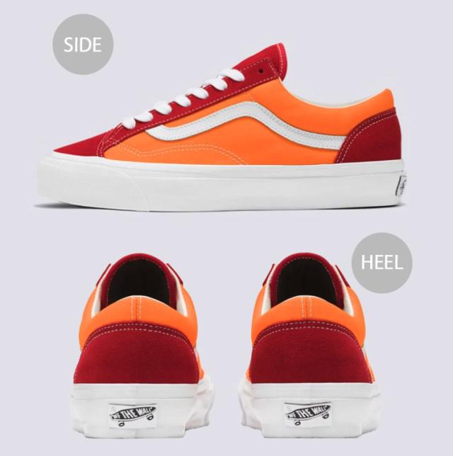 VANS バンズ スニーカー OLD SKOOL 36 RACING RED ORIOLE VN000D57ELH オールドスクール 36 レーシングレッド オリオール_2