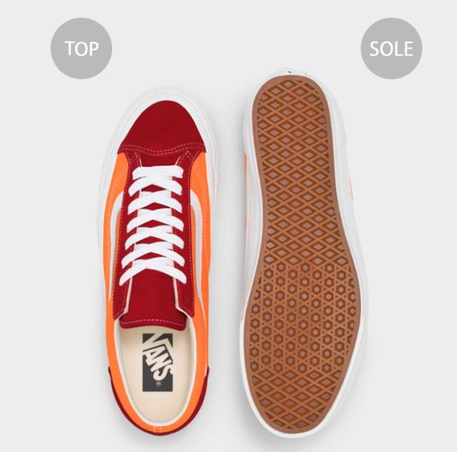 VANS バンズ スニーカー OLD SKOOL 36 RACING RED ORIOLE VN000D57ELH オールドスクール 36 レーシングレッド オリオール_3