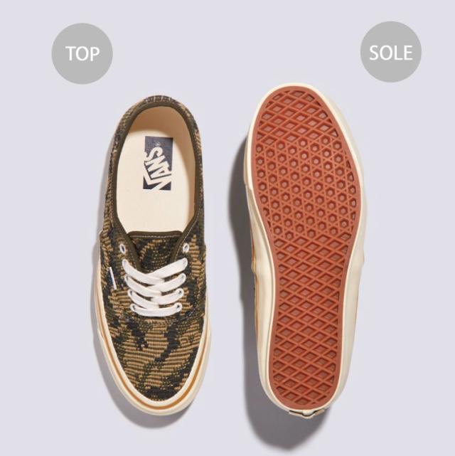 VANS バンズ スニーカー AUTHENTIC 44 CAMO ANTIQUE GOLD VN000D5K18S オーセンティック 44 カモ アンティークゴールド_3