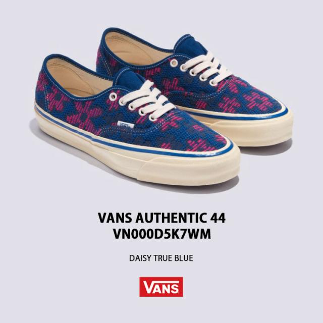 VANS バンズ スニーカー AUTHENTIC 44 DAISY TRUE BLUE VN000D5K7WM オーセンティック 44 デイジートゥルーブルー シューズ 花柄