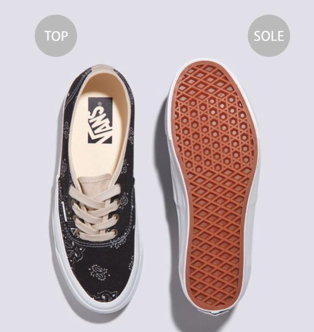 VANS バンズ スニーカー AUTHENTIC 44 FADED PAISLEY BLACK VN000D5KESB オーセンティック 44 フェイディドペイズリー ブラック_3