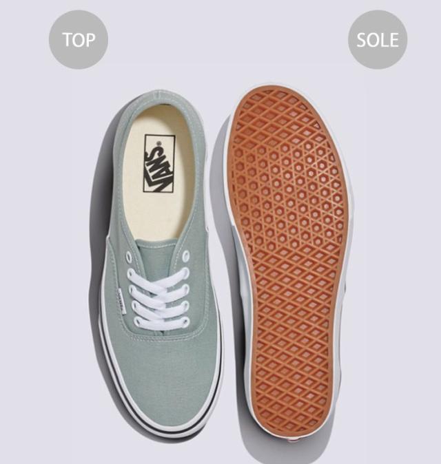 VANS バンズ スニーカー AUTHENTIC COLOR THEORY PURE GREY VN000D7YEPO オーセンティック カラーセオリー ピュアグレー