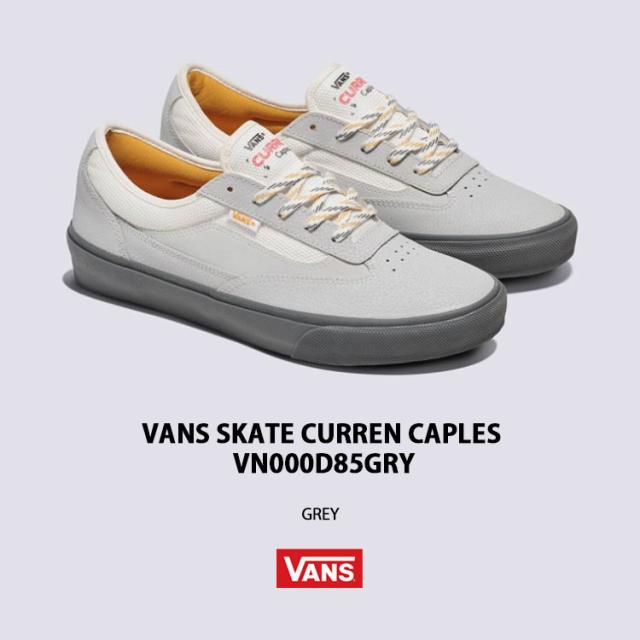 VANS バンズ スニーカー SKATE CURREN CAPLES GREY VVN000D85GRY スケート カレン ケープルズ グレー_1