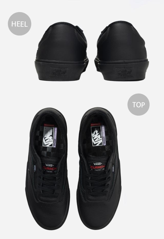 VANS バンズ スニーカー SKATE CURREN CAPLES VCU BLACK VN000D8RBLK スケート カレン ケープルズ VCU ブラック シューズ_3