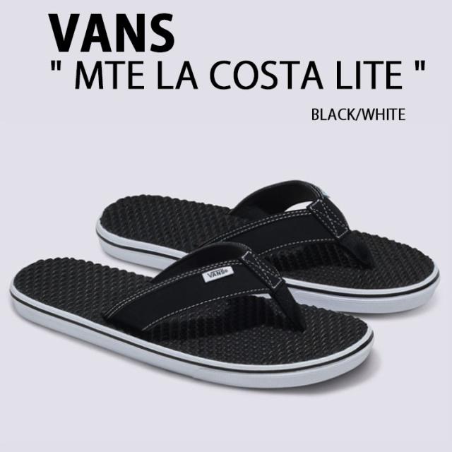 VANS バンズ サンダル MTE LA COSTA LITE BLACK WHITE VN0A38CUY28 MTE ラコスタ ライト ブラック ホワイト ビーチサンダル