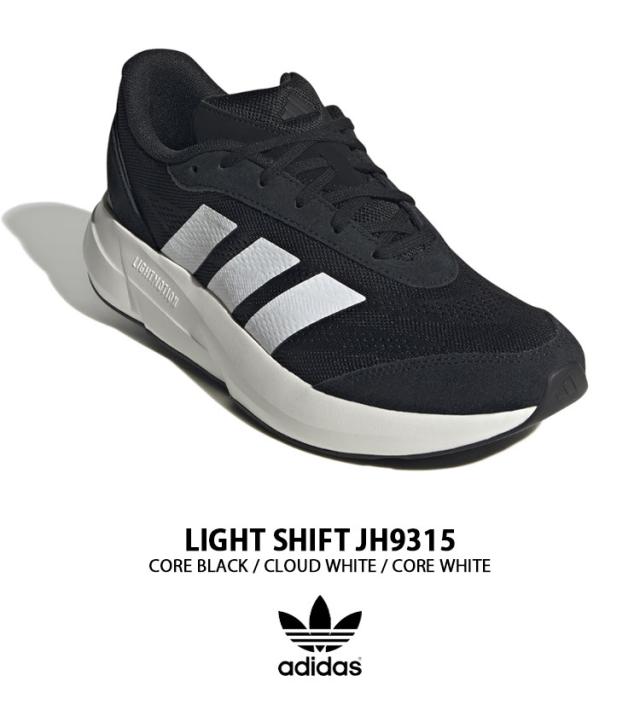 adidas Originals アディダス オリジナルス スニーカー LIGHT SHIFT JH9315 BLACK シューズ ライトシフト ブラック メンズ レディース adidas Originals アディダス オリジナルス スニーカー LIGHT SHIFT